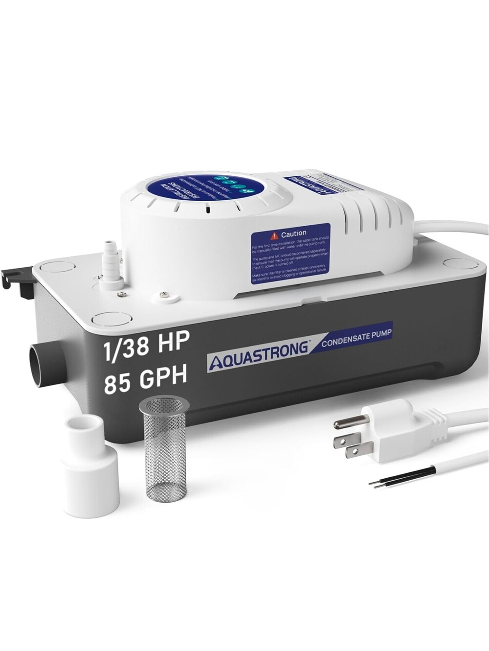 Aquastrong 1/38 HP 85 GPH HVAC Condenser Pump